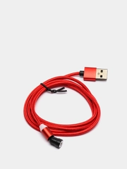 Магнитный кабель для зарядки телефона Apple Lightning, Type-C, Micro-USB, провод, шнур 1м