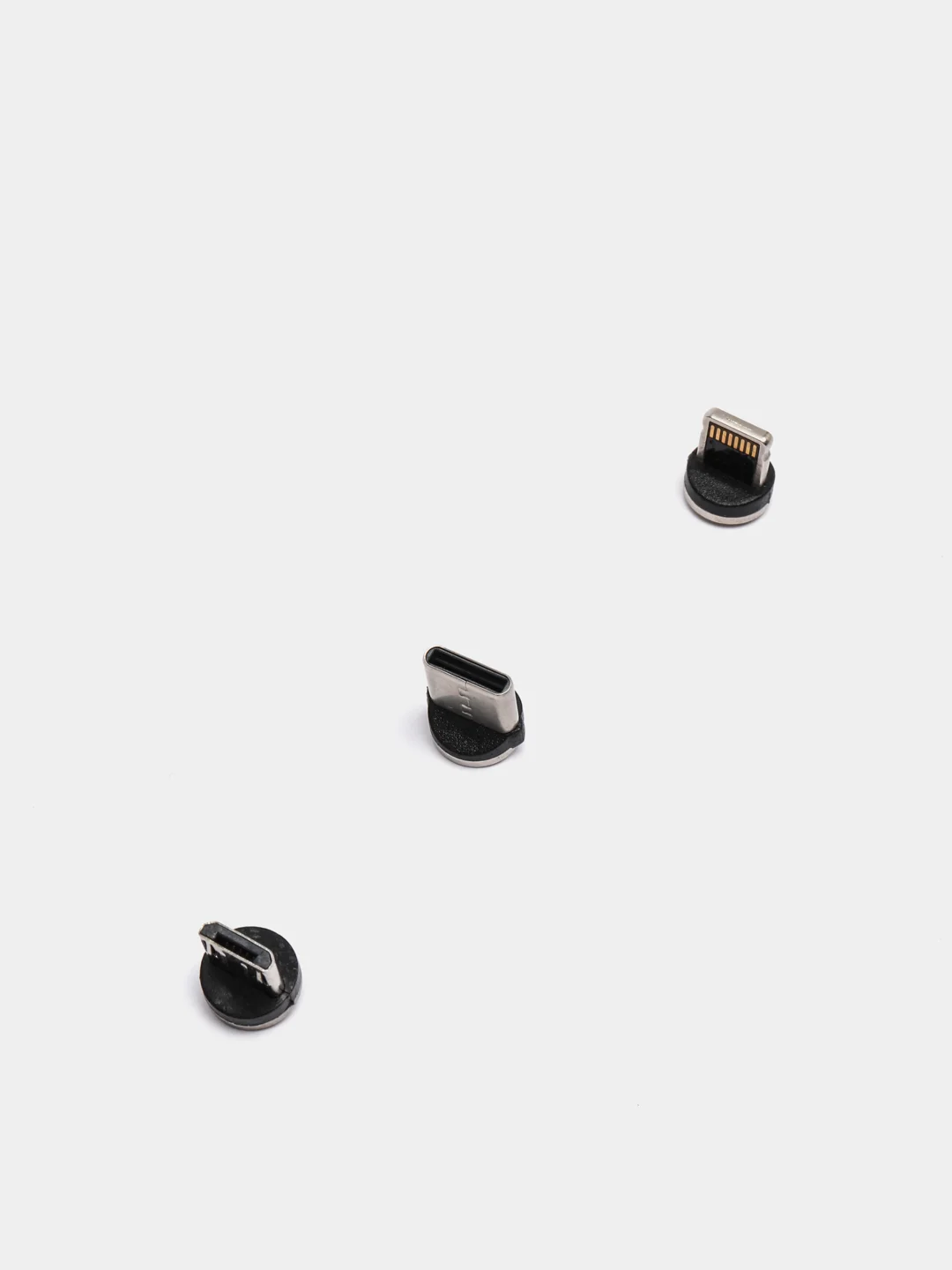 Красный магнитный кабель для зарядки телефона Apple Lightning, Type-C, Micro-USB, провод, шнур 1м