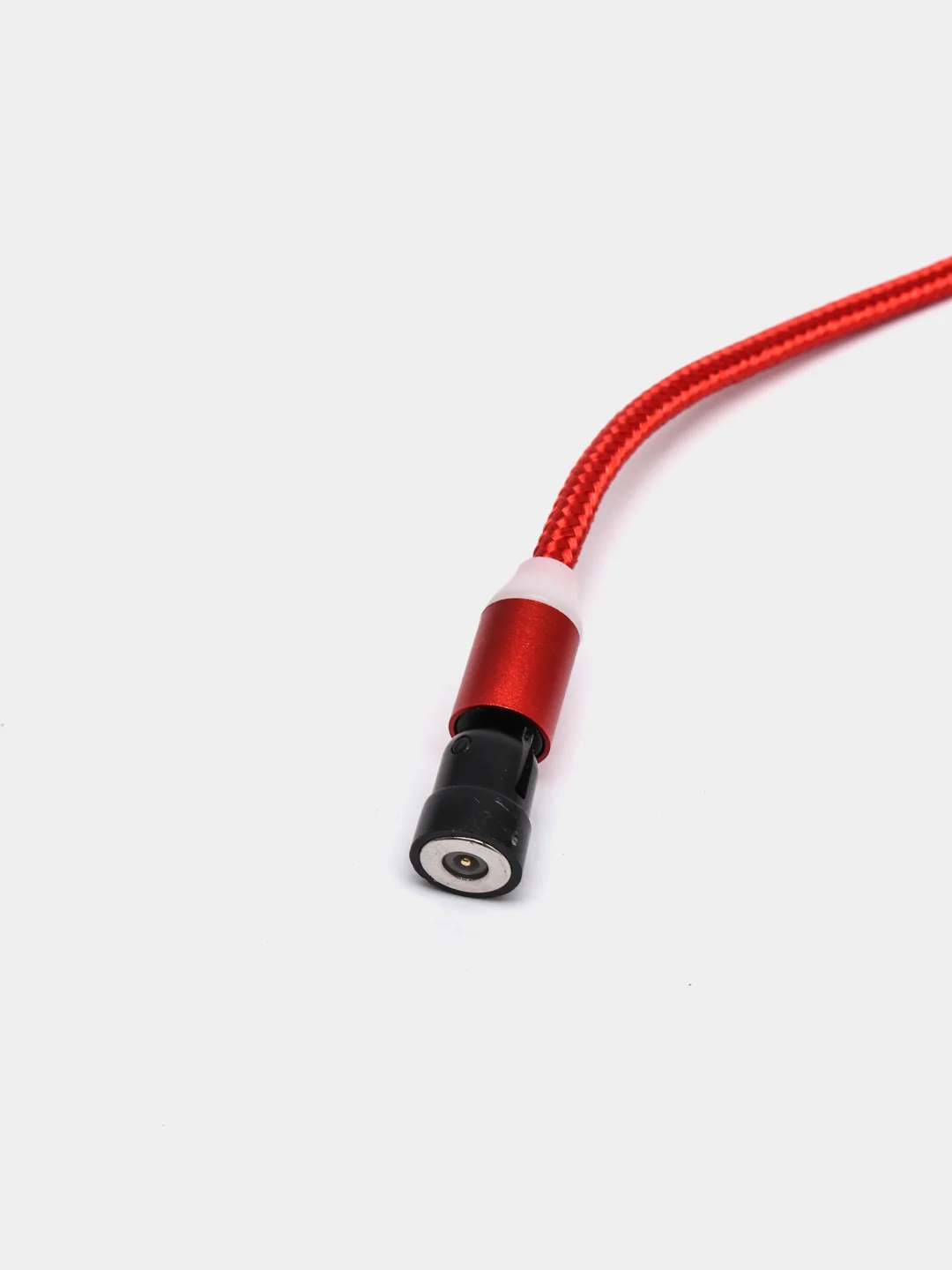 Красный магнитный кабель для зарядки телефона Apple Lightning, Type-C, Micro-USB, провод, шнур 1м