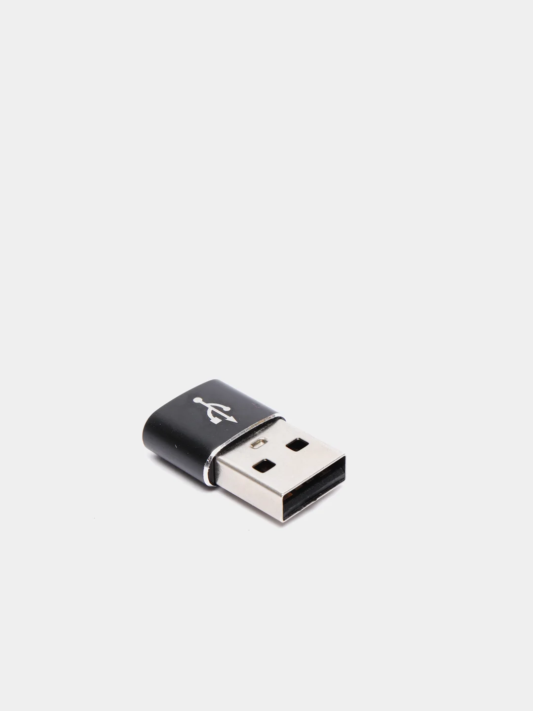 Черный переходник TYPE C 3.0 на USB 2.0