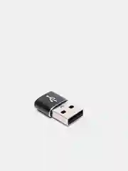 Черный переходник TYPE C 3.0 на USB 2.0