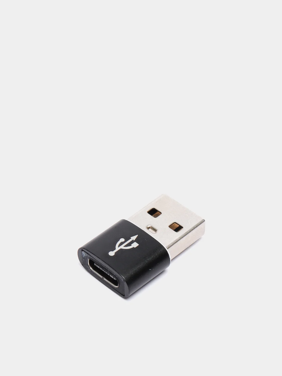Черный переходник TYPE C 3.0 на USB 2.0