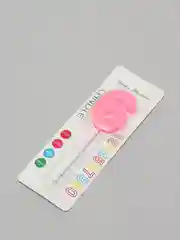 Розовый свечи-цифры для торта контурные