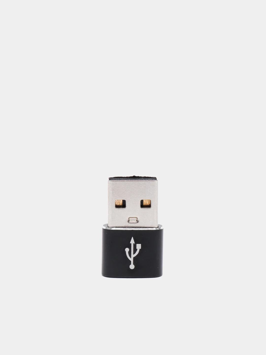 Черный переходник TYPE C 3.0 на USB 2.0