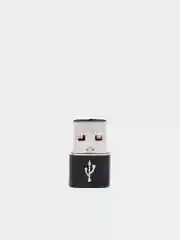 Черный переходник TYPE C 3.0 на USB 2.0