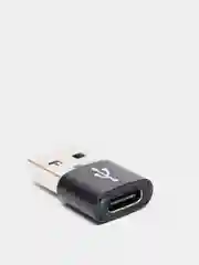 Черный переходник TYPE C 3.0 на USB 2.0