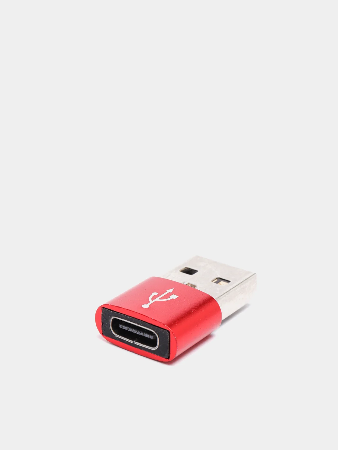 Красный переходник TYPE C 3.0 на USB 2.0