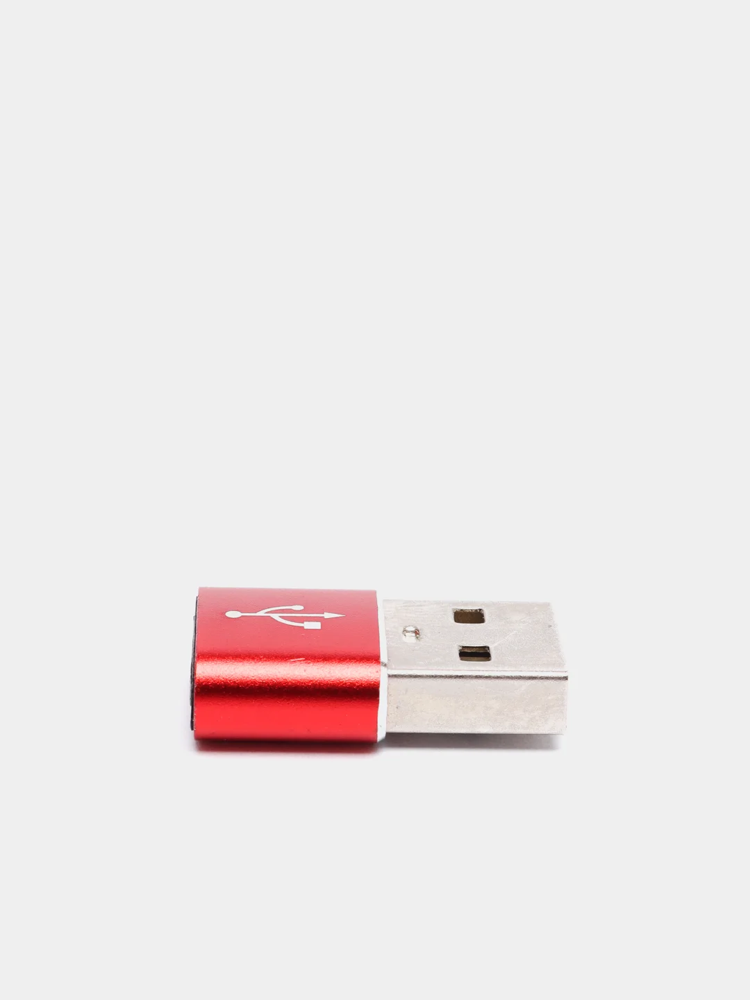 Красный переходник TYPE C 3.0 на USB 2.0