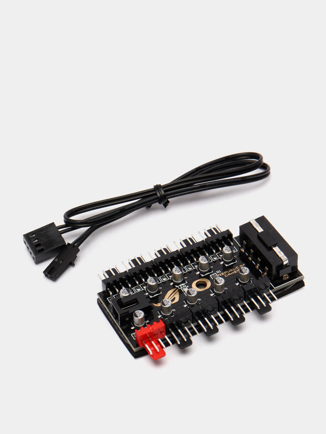Черный разветвитель питания вентиляторов, кулеров Molex, SATA 15pin