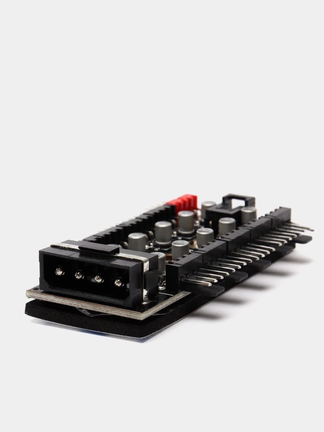 Черный разветвитель питания вентиляторов, кулеров Molex, SATA 15pin