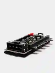Черный разветвитель питания вентиляторов, кулеров Molex, SATA 15pin