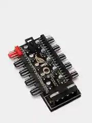 Черный разветвитель питания вентиляторов, кулеров Molex, SATA 15pin