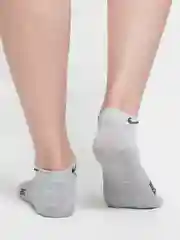 Серый носки женские, короткие, хлопок