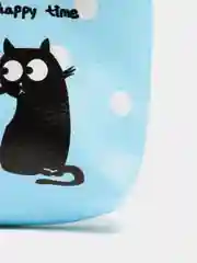 Голубой женский кошелек для мелочи, монетница на молнии, для девочки, на подарок