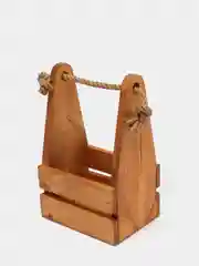 Терракотовый деревянный ящик