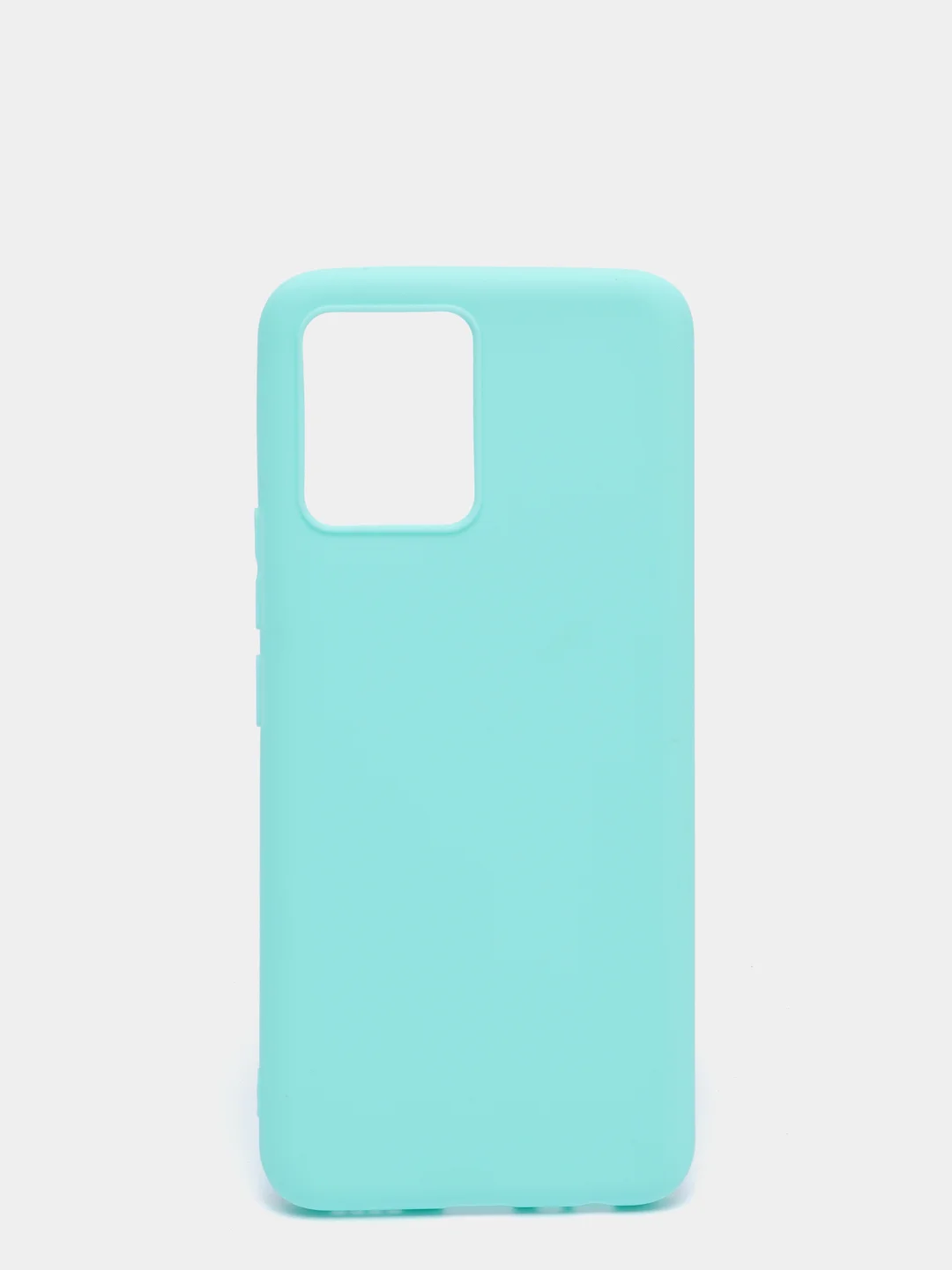 Бирюзовый чехол Realme 8 / 8 Pro, силиконовый матовый, soft touch