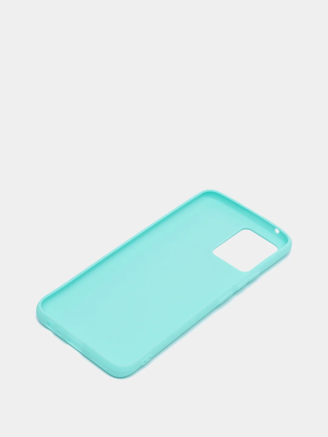 Бирюзовый чехол Realme 8 / 8 Pro, силиконовый матовый, soft touch