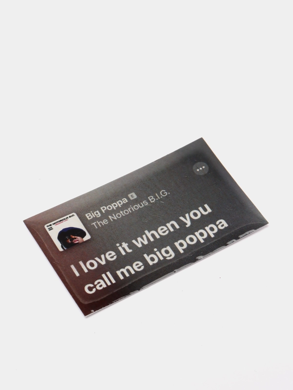 3D наклейки на телефон "Big Poppa"