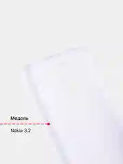 Чехол для Nokia 2.2 / 3 / 3.2 / 6.2 / 7 / C1 прозрачный (1 мм), силиконовый