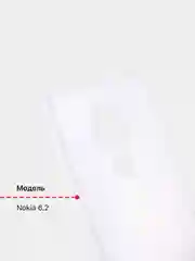 Чехол для Nokia 2.2 / 3 / 3.2 / 6.2 / 7 / C1 прозрачный (1 мм), силиконовый
