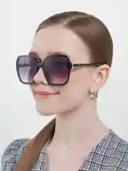 Угольный очки женские солнцезащитные, квадратные