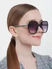 Угольный очки женские солнцезащитные, квадратные