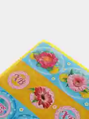 Золотой наклейки пасхальные с глиттером