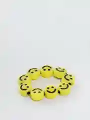 Лайм кольцо из бисера с бусинами