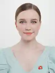 Рыжий металлический пин-значок "Лиса"