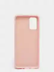Розовый чехол Samsung S20+, силиконовый