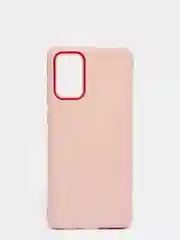 Розовый чехол Samsung S20+, силиконовый