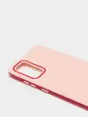 Розовый чехол Samsung S20+, силиконовый