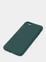 Зеленый чехол силиконовый на iPhone 5, 5s, 6, 6s, 7, 8, SE 2020, X, XR, XS Max, 12 14 Pro, 13 mini