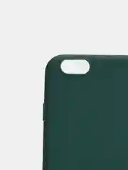 Зеленый чехол силиконовый на iPhone 5, 5s, 6, 6s, 7, 8, SE 2020, X, XR, XS Max, 12 14 Pro, 13 mini