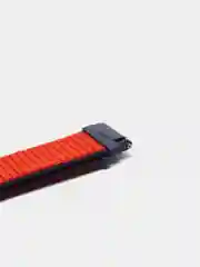 Багровый нейлоновый ремешок для Xiaomi Amazfit Bip, Samsung Gear, Huawei Watch,  20 / 22 мм
