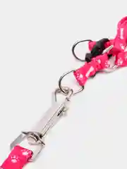 Фуксия шлейка с поводком для кошек и собак мелких пород