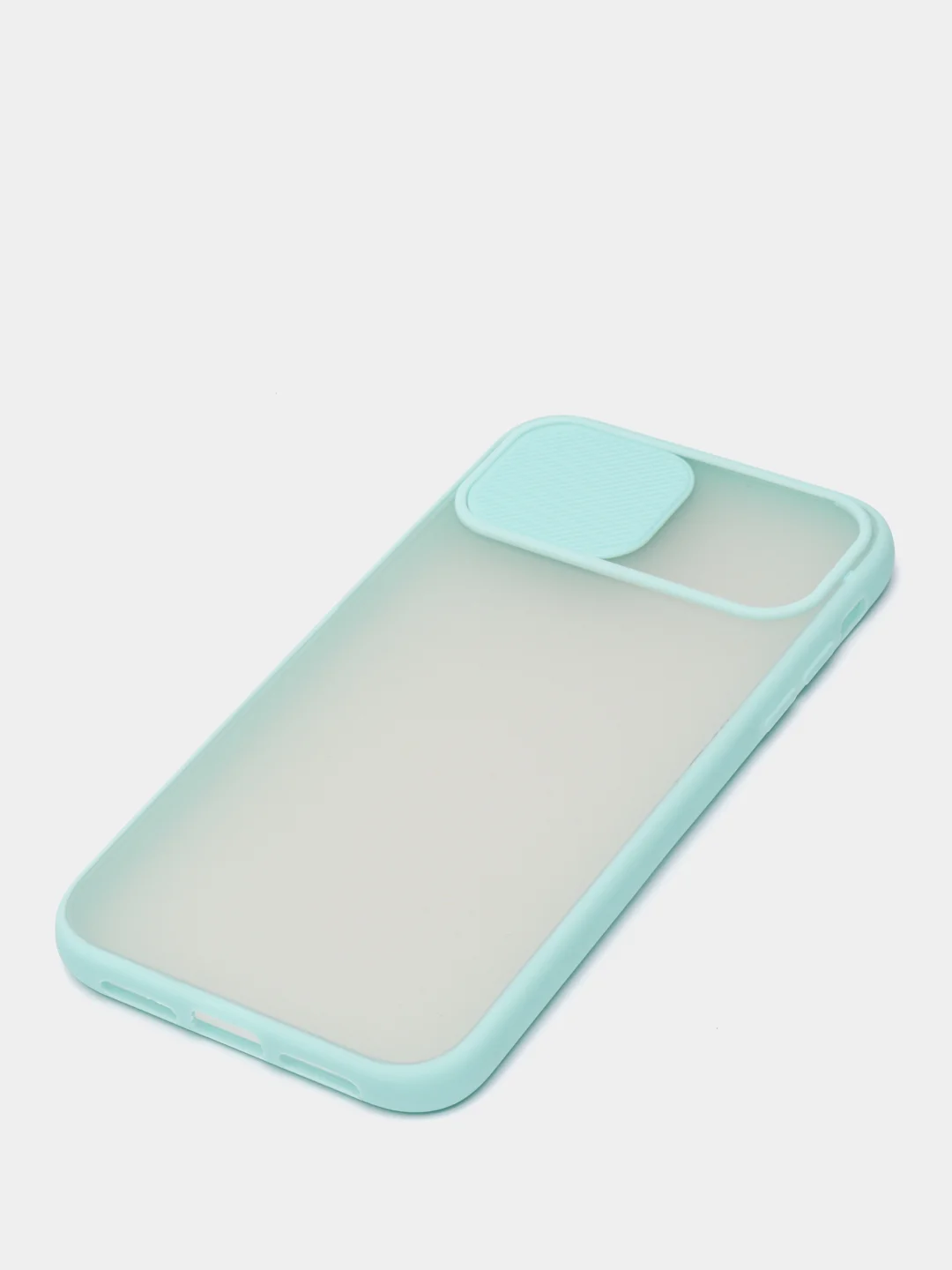 Бирюзовый чехол для Айфон iPhone 11 Pro, Max 12, 13 mini, 14 Plus, 15 с защитой для камеры