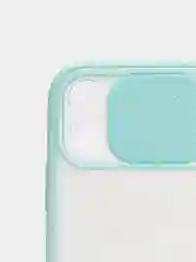 Бирюзовый чехол для Айфон iPhone 11 Pro, Max 12, 13 mini, 14 Plus, 15 с защитой для камеры