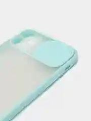 Бирюзовый чехол для Айфон iPhone 11 Pro, Max 12, 13 mini, 14 Plus, 15 с защитой для камеры