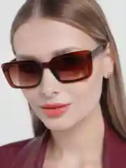 Коричневый очки солнцезащитные женские, имиджевые, UV400