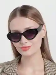 Черный очки солнцезащитные женские, имиджевые, UV400