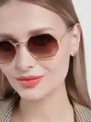 Коричневый солнцезащитные очки, унисекс