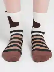 Коричневый носки женские