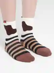 Коричневый носки женские