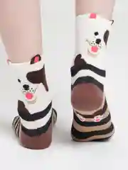 Коричневый носки женские