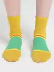 Горчичный носки женские