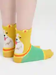 Горчичный носки женские