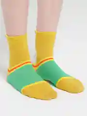 Горчичный носки женские