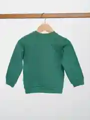 Бирюзовый детский джемпер с рисунками