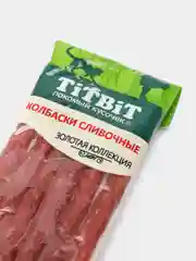 Лакомство для кошек TiTBiT "Золотая коллекция", колбаски сливочные , 20 г